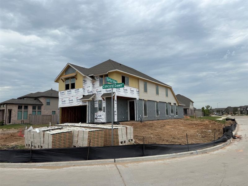 In-progress construction of a new home in Candela, Richmond, TX (Image 9).