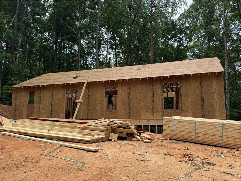 In-progress construction of a new home in , Martin, GA (Image 30). In-progress construction of a new home in , Martin, GA (Image 30).