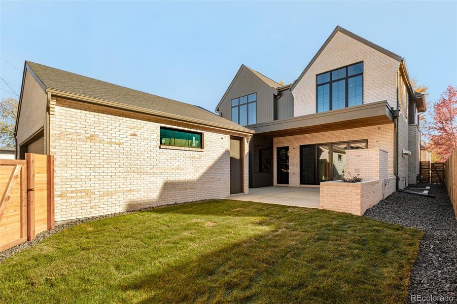 Exterior details and patio area of a home in , Denver (Image 4).