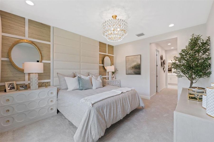 Furnished interior view inside a new home in Valencia Ridge, Wesley Chapel (Image 21).