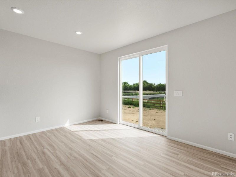 Spacious, unfurnished interior of a new home in Poudre Heights: The Lakes Collection, Windsor (Image 20).