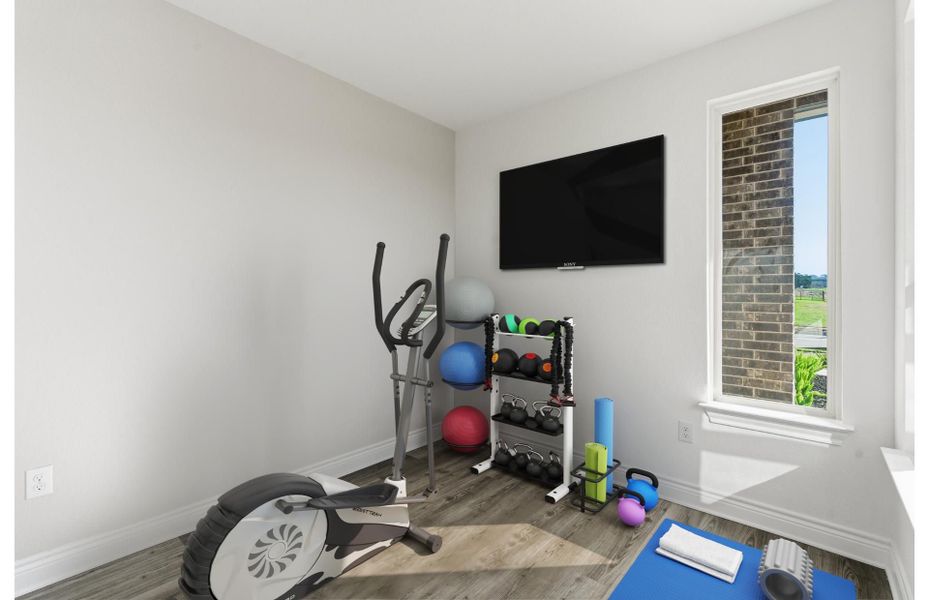 Furnished interior view inside a new home in Del Webb New Braunfels at Veramendi, New Braunfels (Image 3).