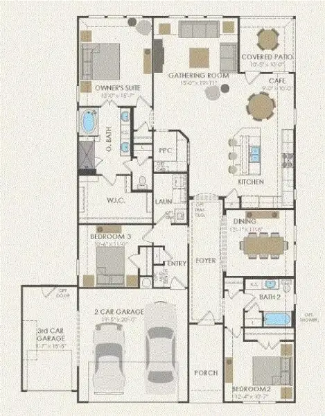 Pulte Homes, McKinney floor plan Pulte Homes, McKinney floor plan