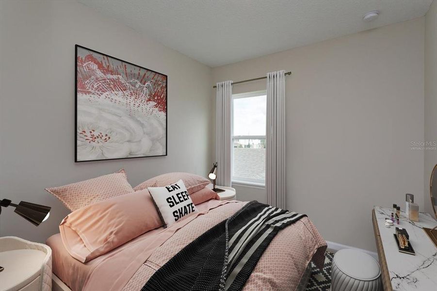 Furnished interior view inside a new home in Serenade at Ovation, Winter Garden (Image 16).
