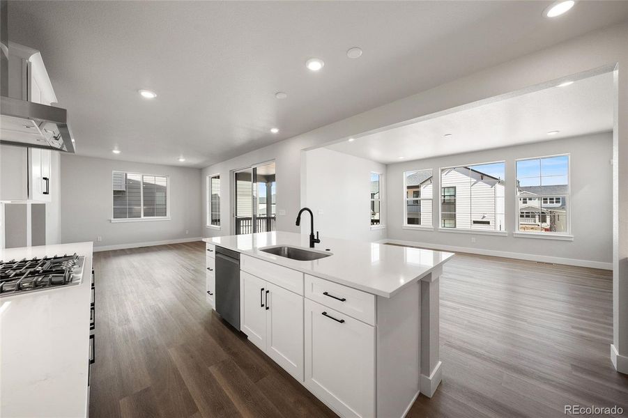 Furnished interior view inside a new home in , Littleton (Image 9).