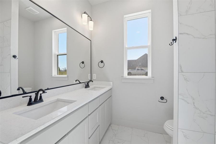 Furnished interior view inside a new home in , Poolville (Image 15).