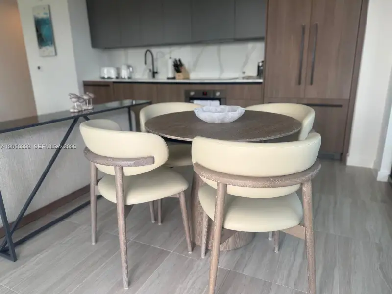 Furnished interior view inside a new home in , Miami Beach (Image 5).