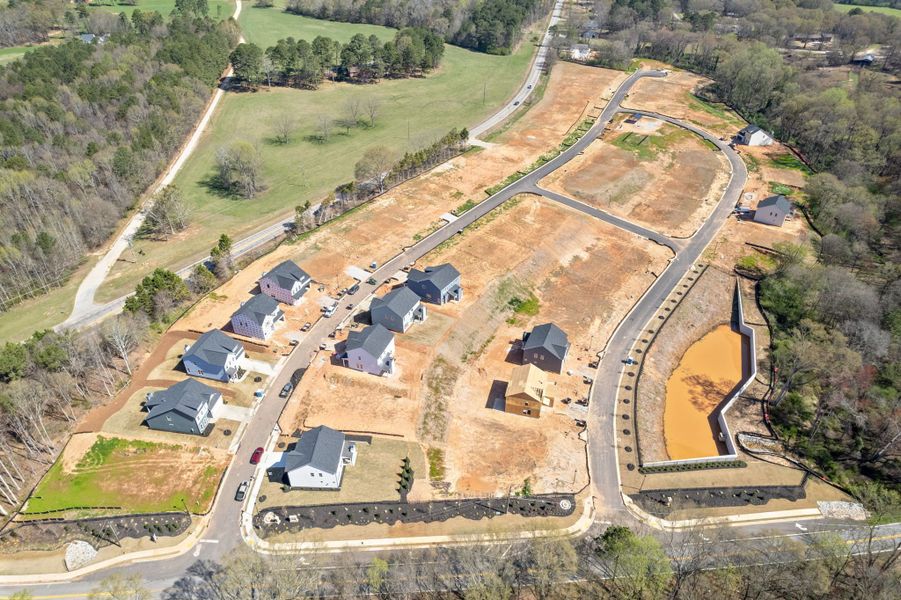 Image 47 representing the Stafford by Crawford Creek Communities in Red Bird Manor, Jefferson, GA.