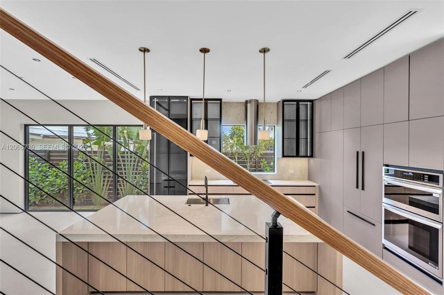 Furnished interior view inside a new home in , Miami (Image 38).