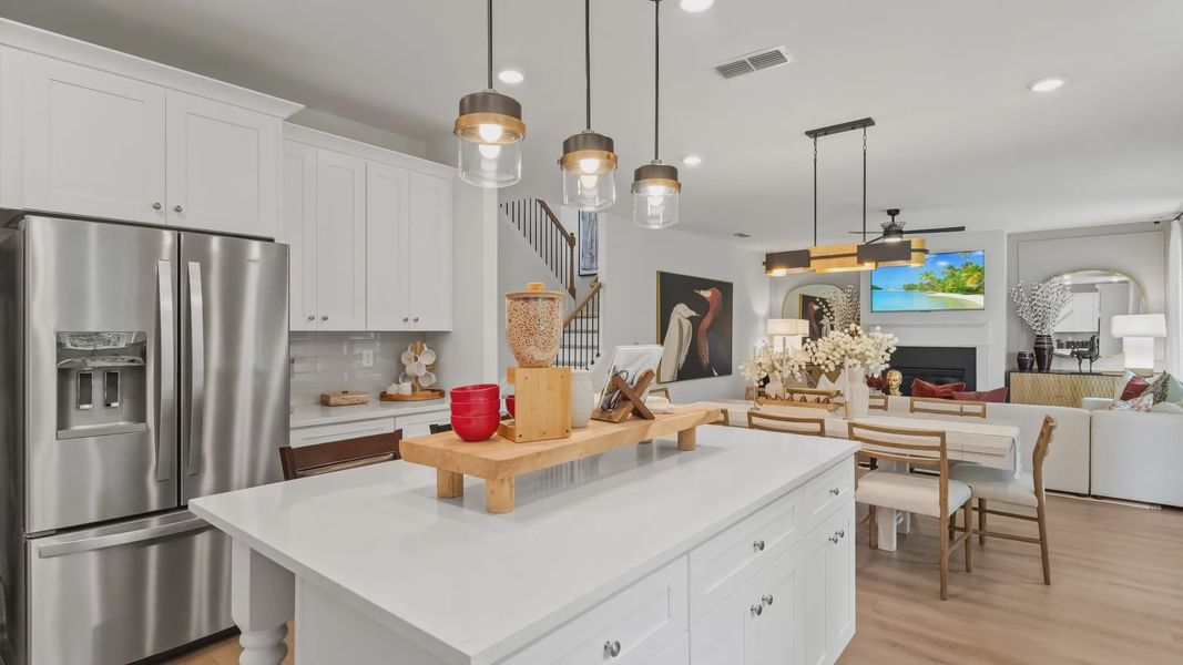 Furnished interior view inside a new home in Hamilton Lakes, Loganville (Image 15).