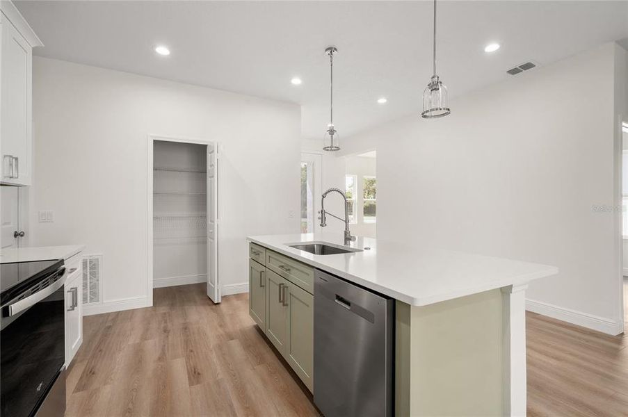 Furnished interior view inside a new home in , Osteen (Image 14).