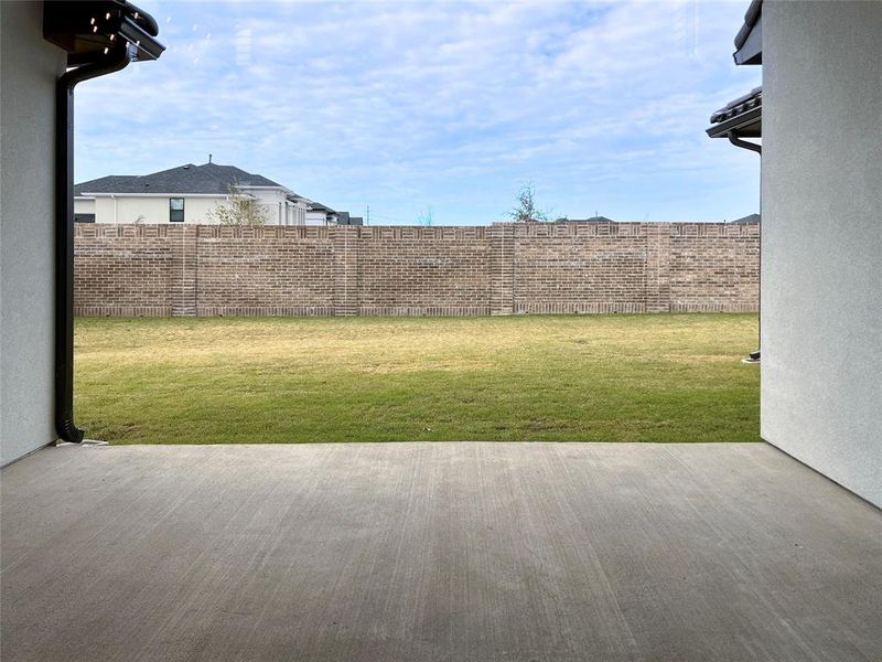 View of yard featuring a patio area