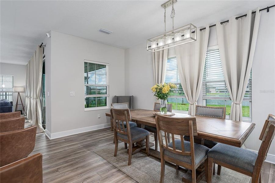 Furnished interior view inside a new home in Crosswind Point, Parrish (Image 16).