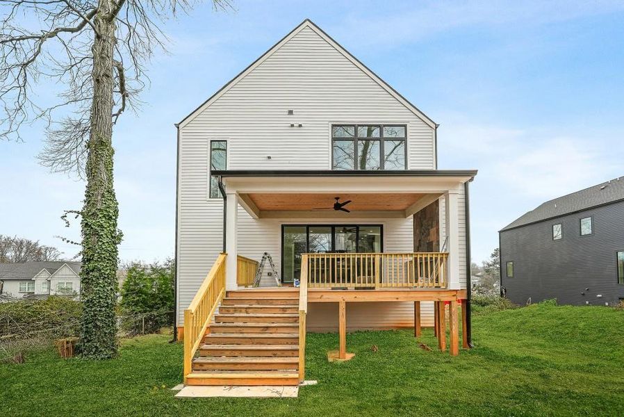Exterior details and patio area of a home in , Atlanta (Image 4).