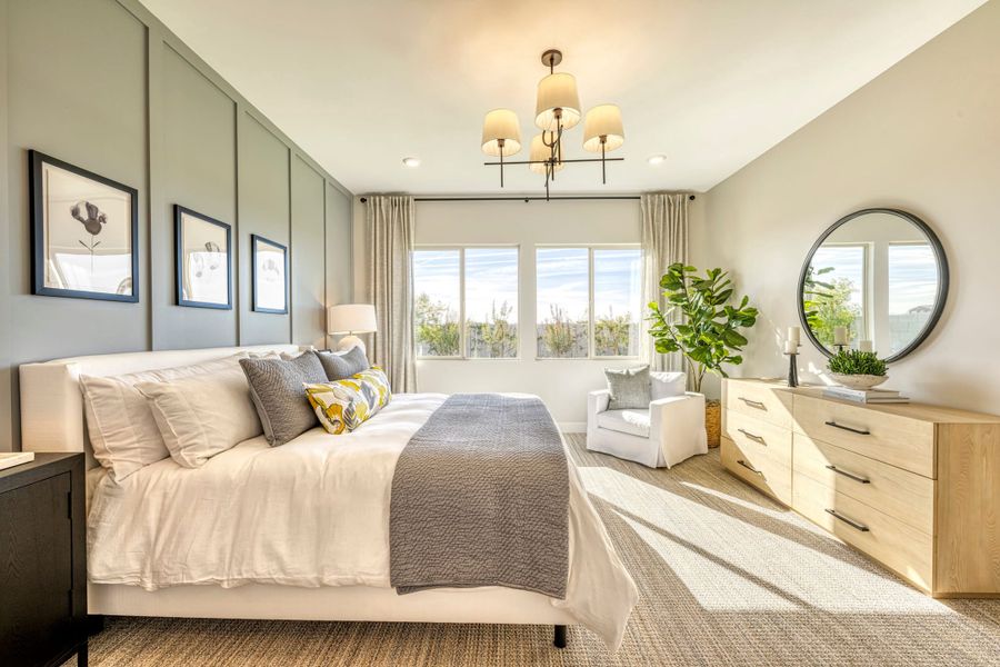 Representative furnished interior of a home built from the Aspen Plan 4512 by Tri Pointe Homes in Terraza, San Tan Valley (Image 11).