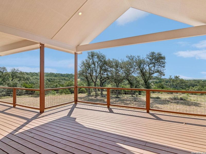 Exterior details and patio area of a home in , Spring Branch (Image 39).