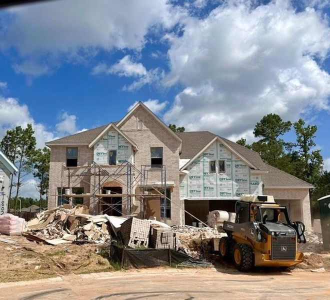 In-progress construction of a new home in COLTON, Todd Mission, TX (Image 4). In-progress construction of a new home in COLTON, Todd Mission, TX (Image 4).