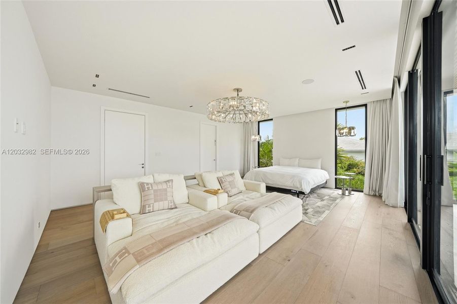 Furnished interior view inside a new home in , Miami Beach (Image 6). Furnished interior view inside a new home in , Miami Beach (Image 6).