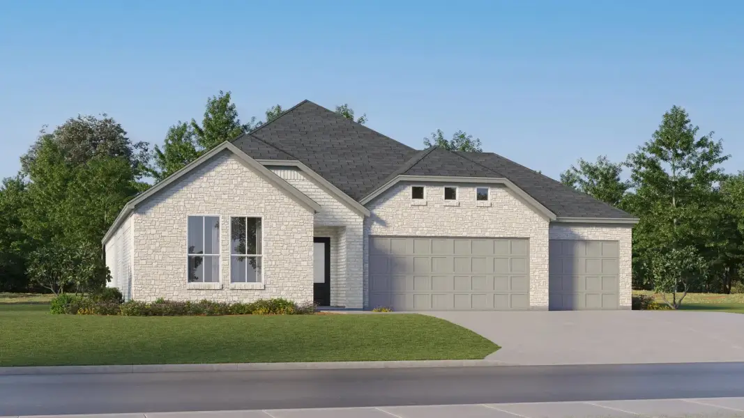 Exterior N with landscaping