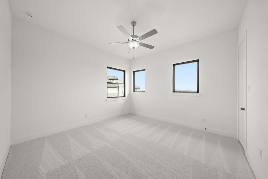 Spacious, unfurnished interior of a new home in Bridgeland, Cypress (Image 47).