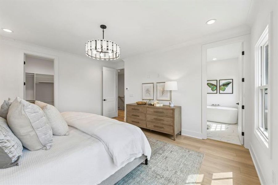 Furnished interior view inside a new home in Skyview On Broad, Sugar Hill (Image 20).