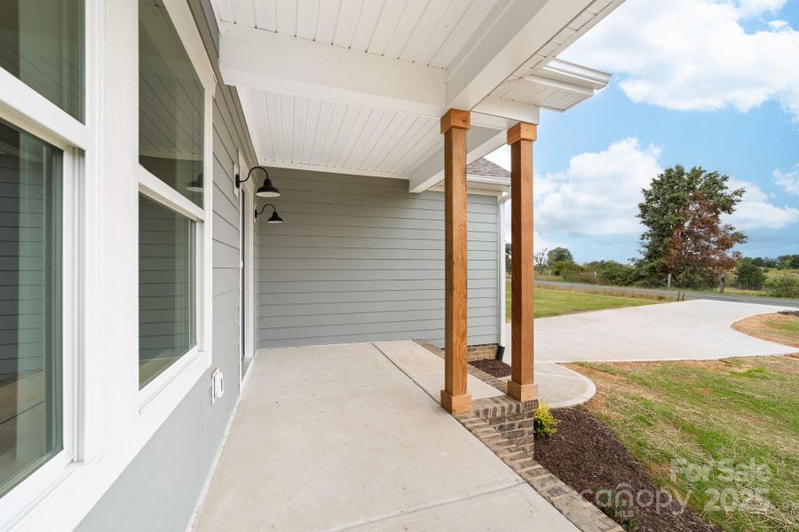 Exterior details and patio area of a home in , Cherryville (Image 17).
