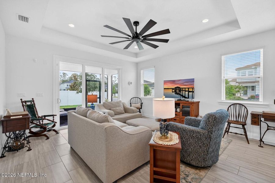 Furnished interior view inside a new home in , Palm Coast (Image 12).