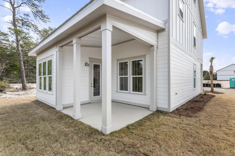 Representative exterior details of a home built from the Marino by Brock Built in Nautilus Pointe, Inlet Beach (Image 3).
