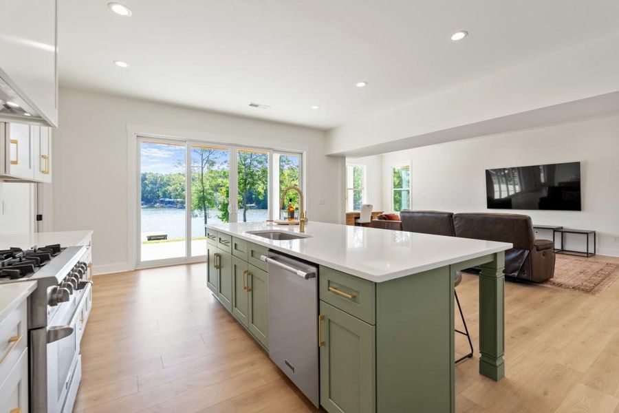 Furnished interior view inside a new home in , Monticello (Image 5).