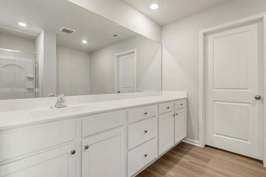 Furnished interior view inside a new home in Cypress Trails at Bauer Landing, Hockley (Image 5).