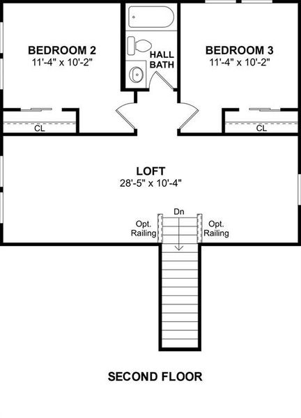 2D floor plan layout of this home in Heritage Ranch, Sherman, TX (Image 3).