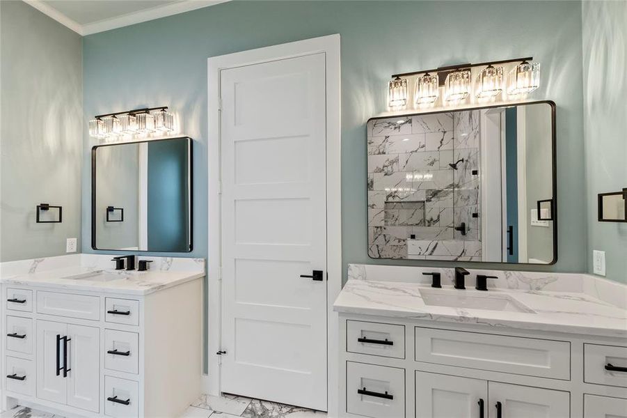 Second Primary Bathroom Dual Vanities Second Primary Bathroom Dual Vanities