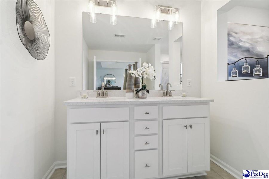 Furnished interior view inside a new home in Southern Columns, Florence (Image 13).