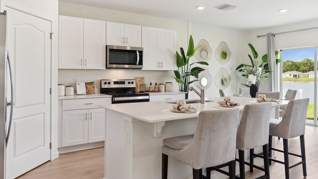 Furnished interior view inside a new home in Ironwood, Daytona Beach (Image 6).