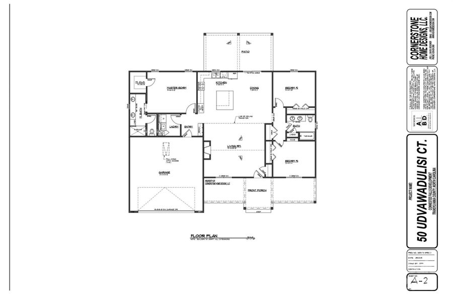 2D floor plan layout of this home in , Brevard, NC (Image 2).