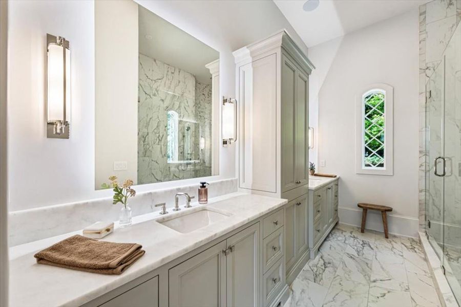 Furnished interior view inside a new home in , Alpharetta (Image 10).