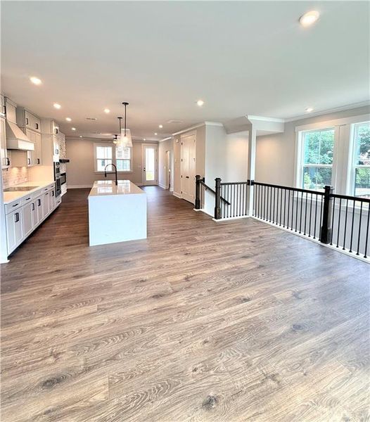 Spacious, unfurnished interior of a new home in The Groves at Myrtle, Roswell (Image 19).