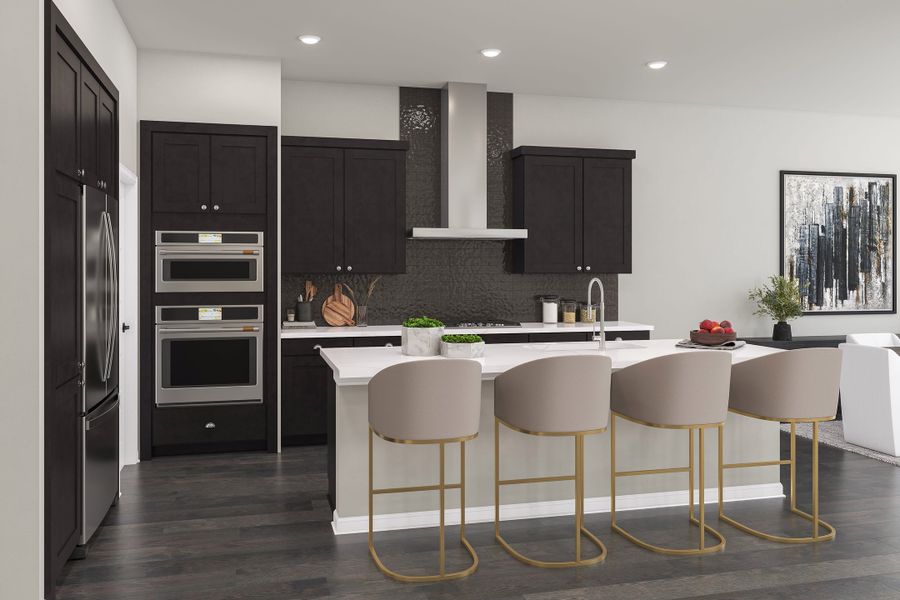 Representative furnished interior of a home built from the Rosedale by Tri Pointe Homes in Lariat, Liberty Hill (Image 11).