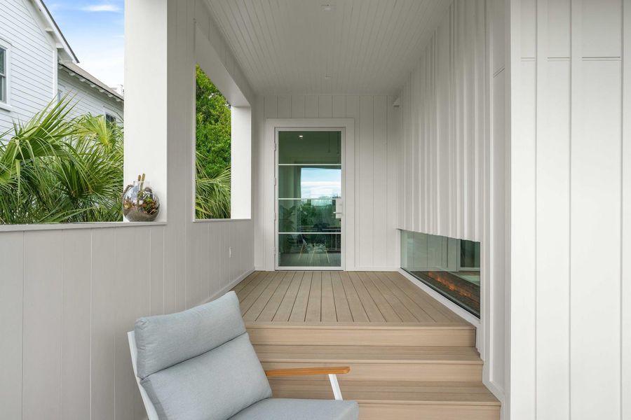 Exterior details and patio area of a home in , Isle Of Palms (Image 40).