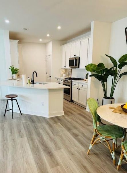 Furnished interior view inside a new home in Middleborough Condos at Shadowmoss, Charleston (Image 2). Furnished interior view inside a new home in Middleborough Condos at Shadowmoss, Charleston (Image 2).