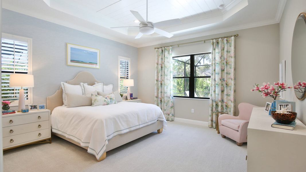 Representative furnished interior of a home built from the Bright Meadow 2 by Neal Communities in Boca Royale Golf & Country Club Real Estate and Homes for Sale in Englewood, FL - Neal Communities, Englewood (Image 18).