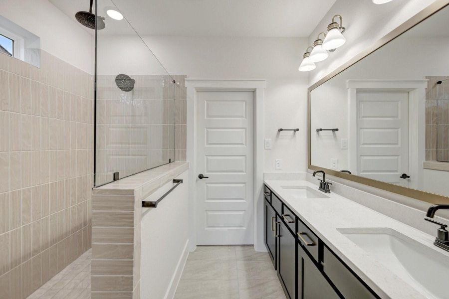 Furnished interior view inside a new home in Two Step Farm - Cottages Row Collection, Montgomery (Image 3).