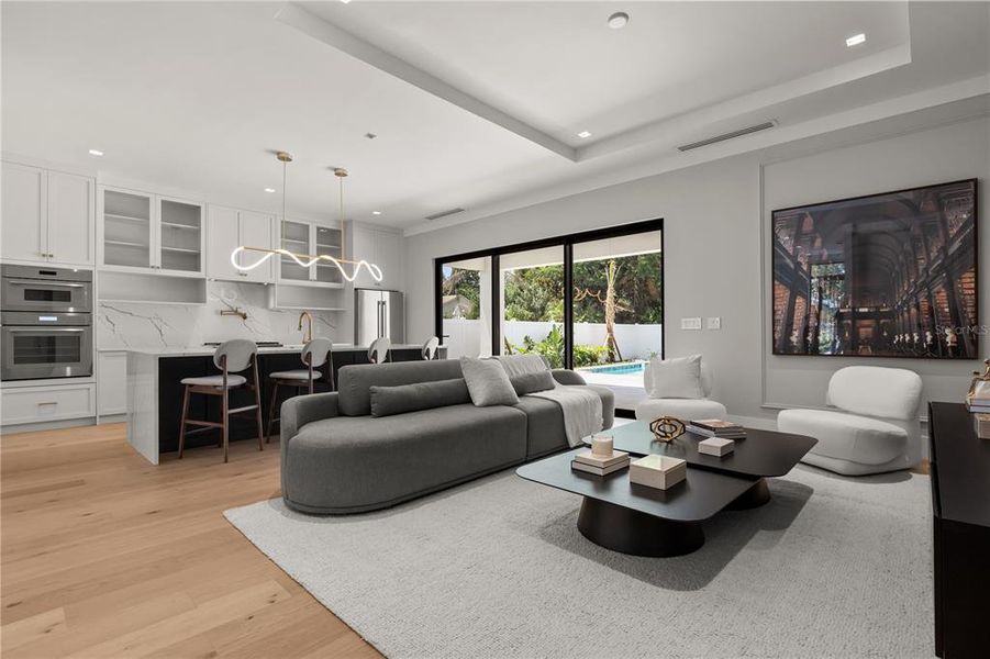 Furnished interior view inside a new home in , Orlando (Image 16).