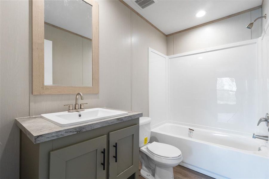 Furnished interior view inside a new home in , Howe (Image 10).