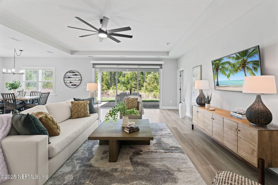 Furnished interior view inside a new home in , St. Augustine (Image 57).