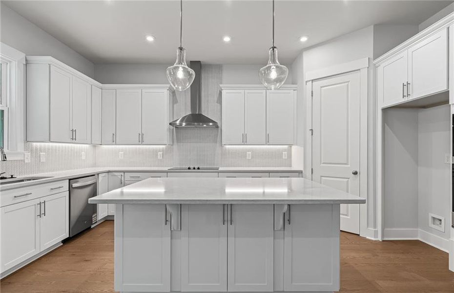 Furnished interior view inside a new home in Traditions of Braselton, Jefferson (Image 5).