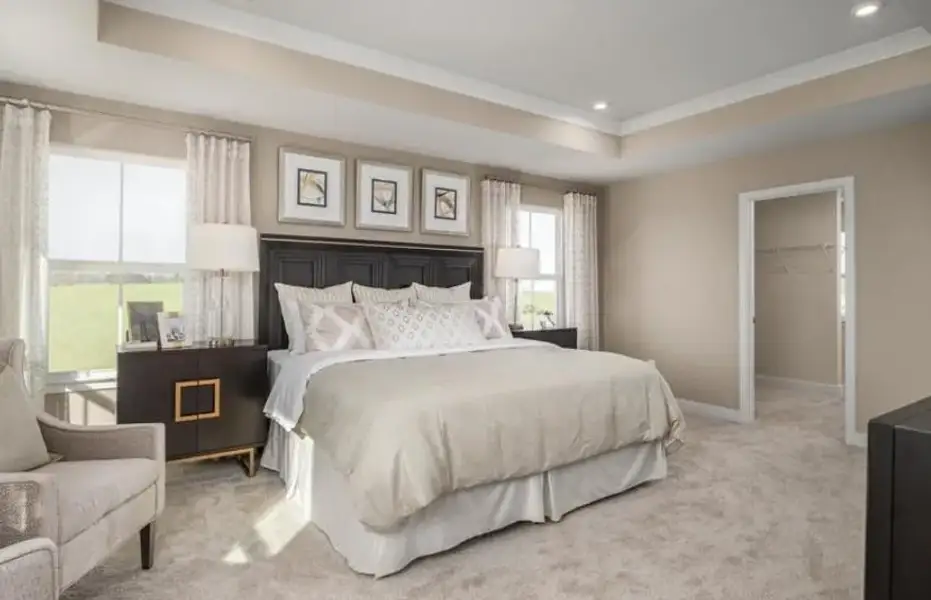 Furnished interior view inside a new home in , Commerce (Image 5).