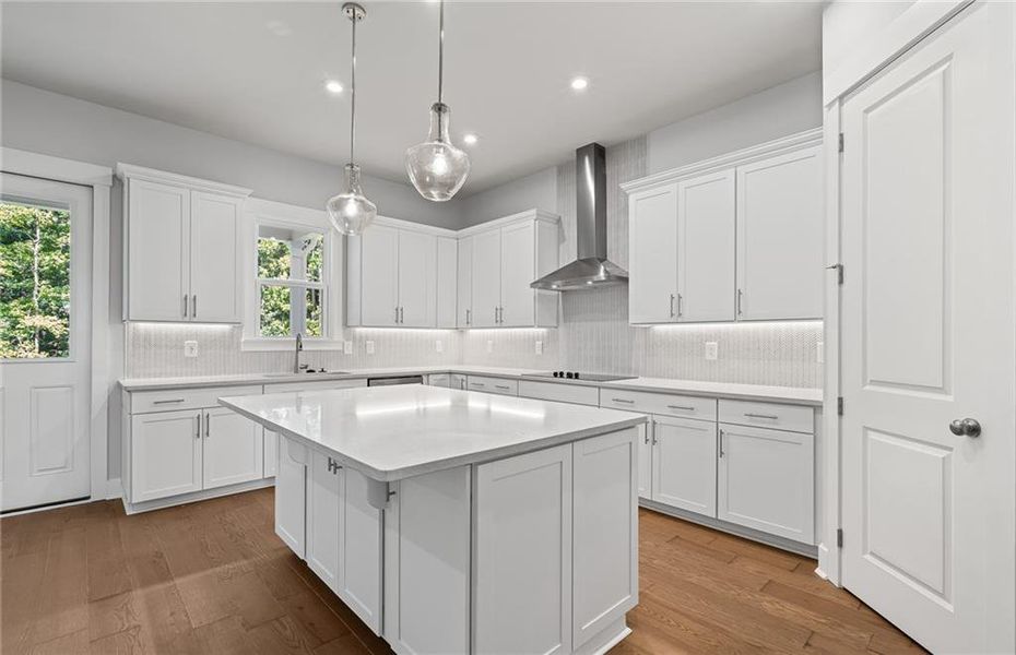 Furnished interior view inside a new home in Traditions of Braselton, Jefferson (Image 4).