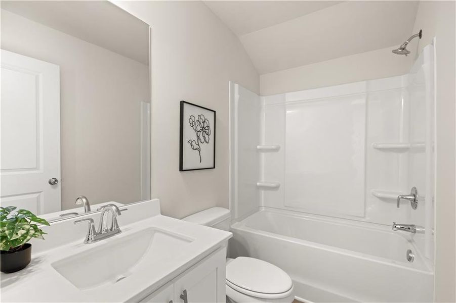 Furnished interior view inside a new home in Walden Park - The Retreat, Jonesboro (Image 6).