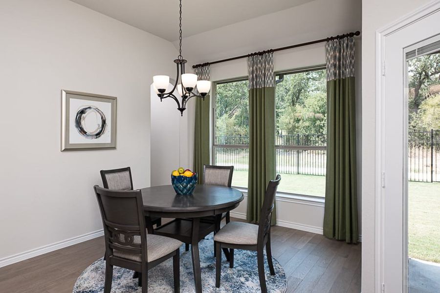 Furnished interior view inside a new home in Oak Hills, Burleson (Image 17).